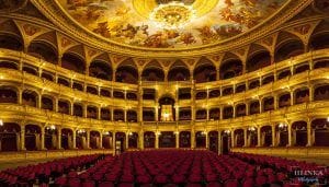 Interior ópera Budapest